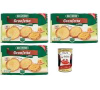Wasa Original Lot de 3 crackers avec 100 % farine de seigle, tranches croustillantes avec farine de seigle entier, riches en fibres, 275 g + boîte italienne Gourmet Polpa di Pomodoro 400 g