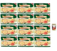 Wasa Original Lot de 3 crackers avec 100 % farine de seigle, tranches croustillantes avec farine de seigle entier, riches en fibres, 275 g + boîte italienne Gourmet Polpa di Pomodoro 400 g