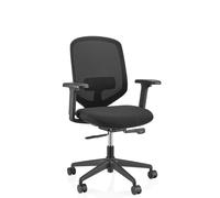 Delvia - Siège de bureau de qualité professionnelle Noir