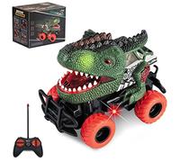 Delycazy Dinosaure Jouet Voiture Enfant pour Garçon 3 4 5 6 7 8 Ans, Voiture Télécommandée Enfant LED Cars Cadeau pour Garcon 3-8 Ans