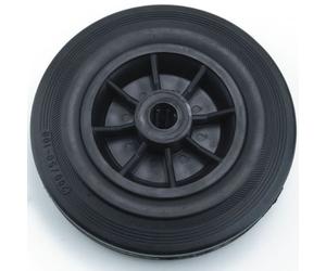 DEMA Roulette D = 200 mm, jante KS, caoutchouc, noir
