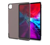 Demacia Asgens Coque Transparente Noire pour iPad Pro 12,9" 2021, Coque en Silicone Souple et Flexible en Silicone TPU pour iPad Pro 2021 12,9" modèle A2378/A2461/A2379/A2462
