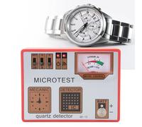 Démagnétiseur de Montre, Testeur de Batterie de Montre Testeur de Mouvement à Quartz Démagnétiseur Outil de Réparation de Montre Testeur de Quartz Batterie Montre Démagnétiseur