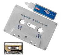 Demagnetizer À Tête De Cassette Audio - Kit De Nettoyage De La Bande De Bande, Déménagement Compact | Accessoire De Boombox Enregistreur Vintage, Outil De Soins Stéréo À Domicile avec des Fournitures