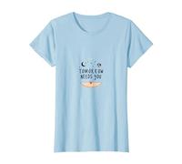 Demain a Besoin d'un Soutien inspirant en matière de santé mentale T-Shirt, Femme, Bleu Céleste, S