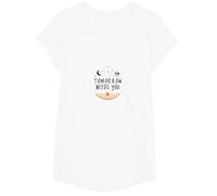 Demain a Besoin d'un Soutien inspirant en matière de santé mentale T-Shirt, Fille, Blanc, S
