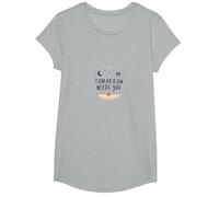 Demain a Besoin d'un Soutien inspirant en matière de santé mentale T-Shirt, Fille, Gris Chiné, XS
