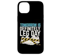 Demain, C'est définitivement Leg Day Heavy Squat Rack Powerlifter Coque pour iPhone 14 Plus