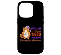 Demain, J'Ai l'impression d'être déjà fatiguée. Sensibilisation à la fibrose Coque pour iPhone 14 Pro