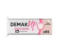 Demak'Up Cocoon Disques Cotons à Démaquiller - Visage et Yeux - 100% Fibres de Coton Naturelles - 85 Cotons