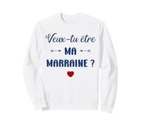 Demande Annonce Marraine Amie Veux-tu Être Ma Marraine Sweatshirt