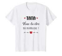 Demande Annonce Marraine Tata Veux-tu Être Ma Marraine T-Shirt