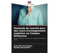 Demande du marché pour des cours d'enseignement supérieur au Campus Barbacena: Cours d'enseignement supérieur à Barbacena et dans la région