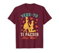 Demande En Mariage Demande Pacs Veux-tu Te Pacser Avec Moi T-Shirt
