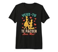 Demande en Mariage Demande Pacs Veux-tu Te Pacser avec Moi T-Shirt Haut de Gamme