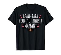 Demande En Mariage Surprise Beau Papa Veux-tu Épouser Maman T-Shirt