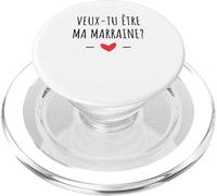 Demande Marraine - Veux-tu Être Ma Marraine PopSockets PopGrip pour MagSafe