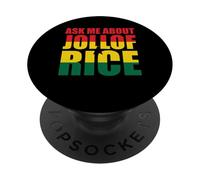 Demande-Moi Au Sujet du Jollof Rice PopSockets PopGrip Adhésif