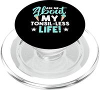 Demande-Moi Ma Vie Sans Amygdales PopSockets PopGrip pour MagSafe
