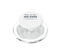 Demande temoin Mariage Veux tu être Mon témoin PopSockets PopGrip pour MagSafe