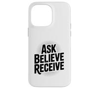 Demandez à Croire recevoir Une Citation d'inspiration chrétienne Coque pour iPhone 14 Pro Max