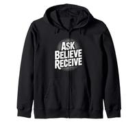 Demandez à Croire recevoir Une Citation d'inspiration chrétienne Sweat à Capuche