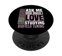 Demandez-Moi à Propos de l'étude de la guérison énergétique Biofield Tuning PopSockets PopGrip Adhésif