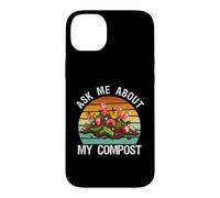 Demandez-Moi à Propos de Mes vers Drôle de ver de Compost Coque pour iPhone 14 Plus