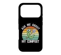 Demandez-Moi à Propos de Mes vers Drôle de ver de Compost Coque pour iPhone 17 Pro
