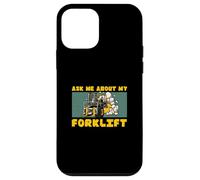 Demandez-Moi à Propos de Mon Chariot élévateur Logistique Drôle Opérateurs de Chariots élévateurs Coque pour iPhone 12 Mini