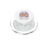 Demandez-Moi à Propos de Mon échange drôle d'aéroport pour Chaton cicatrisant PopSockets PopGrip pour MagSafe