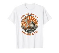 Demandez-Moi à Propos de Numbats Mignon Fourmilier Australien T-Shirt Graphique avec Valeur
