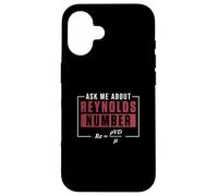Demandez-Moi à Propos de Reynolds Number Aeronautics Aerospace Engineer Coque pour iPhone 16