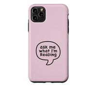 Demandez-Moi ce Que Je lis Funny Book Lover Coque pour iPhone 11 Pro Max