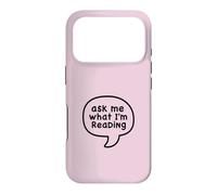 Demandez-Moi ce Que Je lis Funny Book Lover Coque pour iPhone 17 Pro