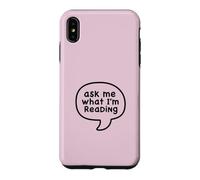 Demandez-Moi ce Que Je lis Funny Book Lover Coque pour iPhone XS Max