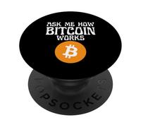 Demandez-Moi Comment Fonctionne la Crypto-Monnaie PopSockets PopGrip Adhésif