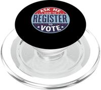 Demandez-Moi Comment Vous inscrire pour Voter - Inscription électorale PopSockets PopGrip pour MagSafe