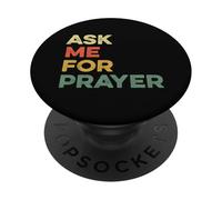 Demandez-Moi de Prier, priez Les chrétiens Intercession Jésus PopSockets PopGrip Adhésif