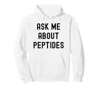 Demandez-Moi des peptides Fitness Biohacker Gym Humour Lifting Sweat à Capuche