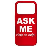 Demandez-Moi Ici pour Vous Aider Coque pour iPhone 17 Pro