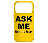 Demandez-Moi Ici pour Vous Aider Coque pour iPhone 17 Pro