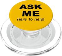 Demandez-Moi Ici pour Vous Aider PopSockets PopGrip pour MagSafe