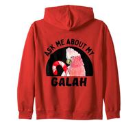 Demandez-Moi Mon cacatoès Galah - Propriétaire de Perroquet Sweat à Capuche