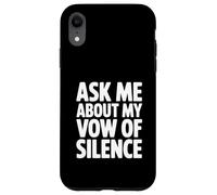 Demandez-Moi Mon vœu de Silence Coque pour iPhone XR