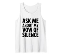 Demandez-Moi Mon vœu de Silence Débardeur