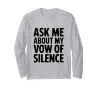 Demandez-Moi Mon vœu de Silence Manche Longue