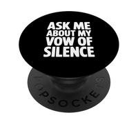 Demandez-Moi Mon vœu de Silence PopSockets PopGrip Adhésif