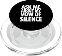 Demandez-Moi Mon vœu de Silence PopSockets PopGrip pour MagSafe