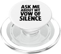 Demandez-Moi Mon vœu de Silence PopSockets PopGrip pour MagSafe